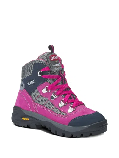 Olang Kids' Logo-detail Boots In Pink