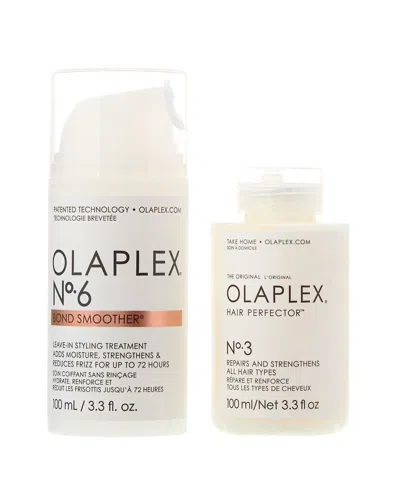 Olaplex 6.6oz No. 3 Hair Perfector & No. 6 Bond Smoother Set In White