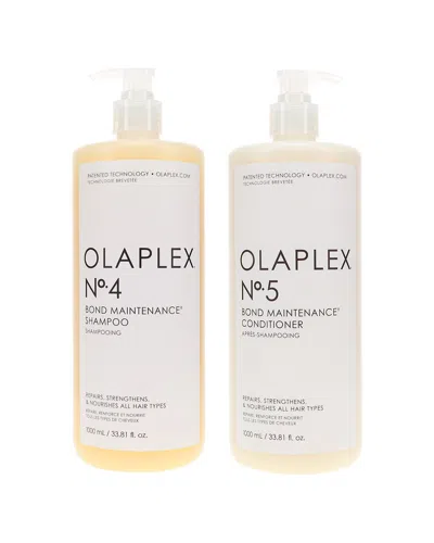 Olaplex 67.6oz No.4 Bond Maintenance Shampoo & No.5 Conditioner Combo Pack In Multi