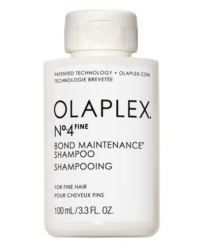 Olaplex Nâº.4 Fine Bond Maintenance Shampoo, 3.3 Oz. In Transparent