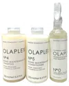 Olaplex No. 4 Shampoo, No. 5 Conditioner & No. 0 Hair Treatment Trio