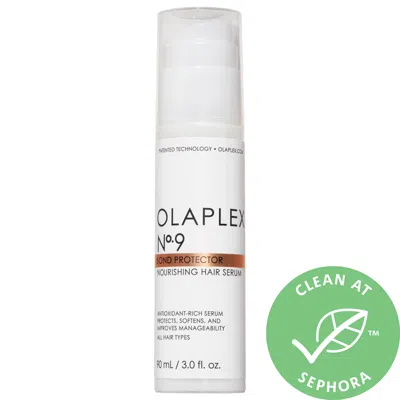Olaplex No. 9 Bond Protector Heat Protection And Frizz Reduction Nourishing Hair Serum 90ml In White