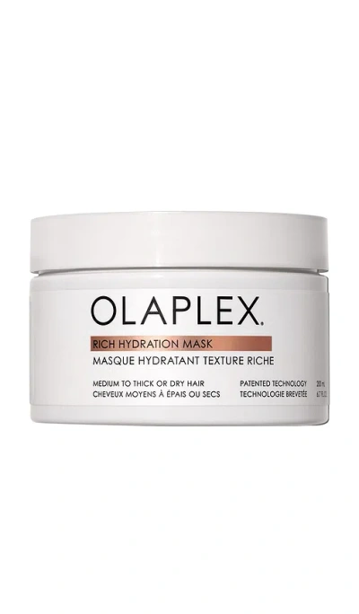 Olaplex Rich Hydration Mask For Dry Or Medium To Thick Hair 6.7 Oz. In White