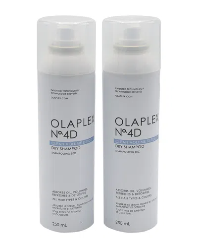 Olaplex Set Of 2 Unisex 6.3oz No. 4 D Clean Volume Detox Dry Shampoo In Transparent
