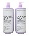 Olaplex Unisex 2 X 33.8oz 4p Blonde Shampoo & 5p Liter Toning Conditioner Duo