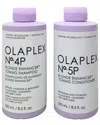 Olaplex Unisex 2 X 8.5oz No.4p Blonde Shampoo & 5p Conditioner Duo