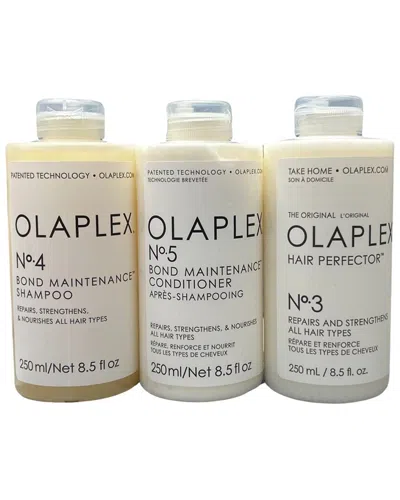 Olaplex Unisex Hair Perfector Trio In White