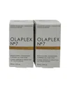Olaplex Unisex No.7 Bonding Oil 1 oz Pack Of 2 In Transparent