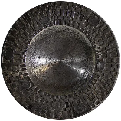 Pre-owned Olav Joff Scandinavian Modern Brutalist Bowl In Black