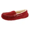 Old Friend Bella Womens Suede Comfy Moccasin Slippers In Multi