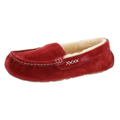 Old Friend Bella Womens Suede Comfy Moccasin Slippers In Multi
