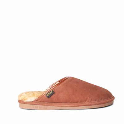 Old Friend Footwear Men's Scuff In Chestnut In Pink