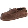 Old Friend Womens Sheepskin Lined Moccasins In Brown