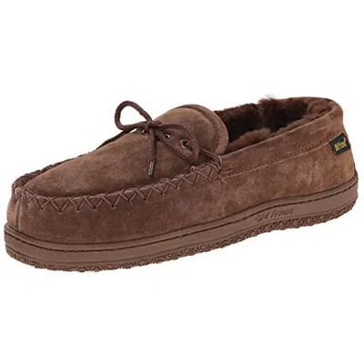 Old Friend Womens Sheepskin Lined Moccasins In Brown