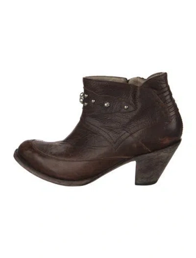 Pre-owned Old Gringo Leather Boots In Brown