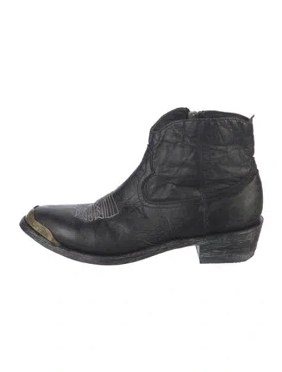 Pre-owned Old Gringo Leather Western Boots In Black