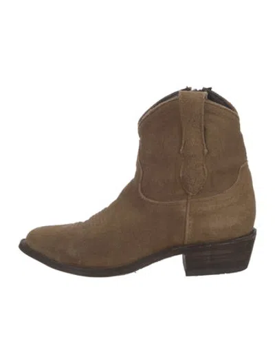 Pre-owned Old Gringo Suede Western Boots In Neutrals