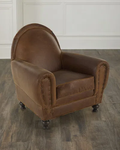 Old Hickory Tannery Melman Leather Chair