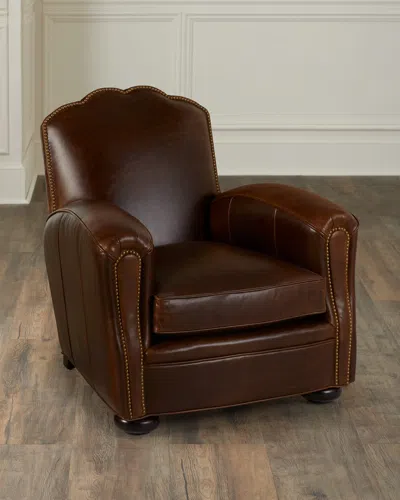 Old Hickory Tannery Zarah Leather Chair In Cognac