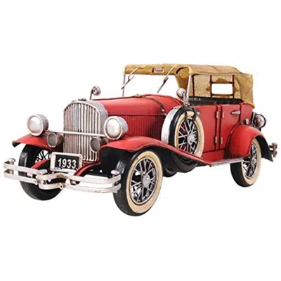 Old Modern Handicrafts 1933 Red Duesenberg J 1 Isto 12 Model Airplane
