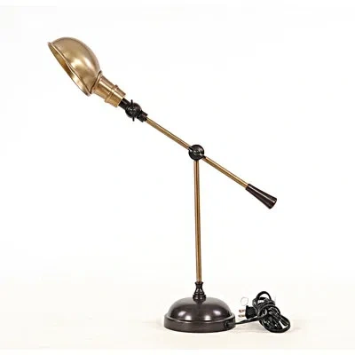 Old Modern Handicrafts 20" Desk Lamp In Metallic