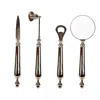 Old Modern Handicrafts Ak044 Magnifier, Letter & Bottle Opener & Candle Snuffer - Set Of 4 In Multi