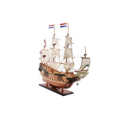 Old Modern Handicrafts Batavia Model Boat In Multi