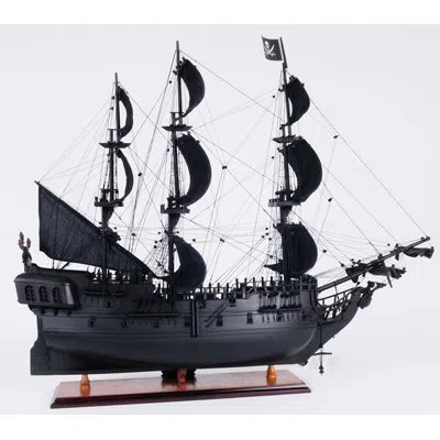 Old Modern Handicrafts Black Pearl Pirate Model Ship