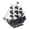 Old Modern Handicrafts Black Pearl Pirate Ship - Small