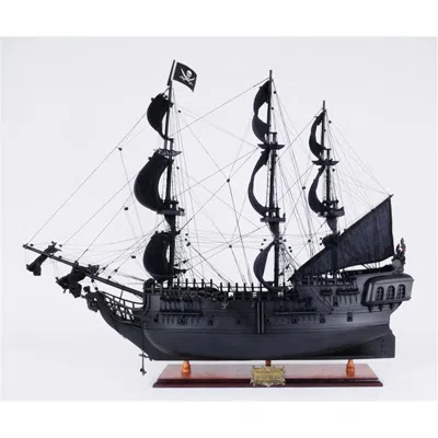 Old Modern Handicrafts Black Pearl Pirate Ship