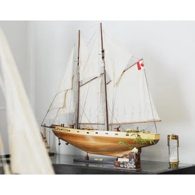 Old Modern Handicrafts Bluenose Ii Model Ship In Multi