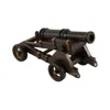 Old Modern Handicrafts Cannon Sur Roues Grandeur Nature Model