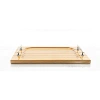 Old Modern Handicrafts Chris Craft Rectangular Tray Model Airplane In Brown