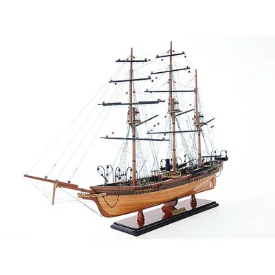 Old Modern Handicrafts Css Alabama Model Boat In Brown;beige