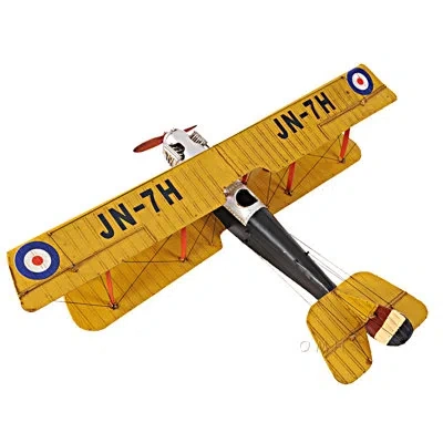 Old Modern Handicrafts Curtis Jenny 1.18 Plane In Yellow