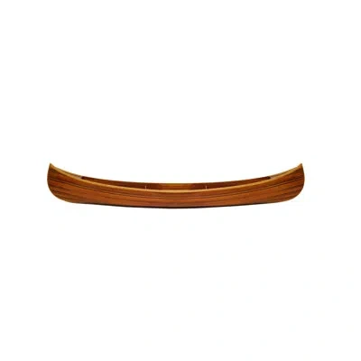 Old Modern Handicrafts Display Half Canoe 9 Ft In Brown