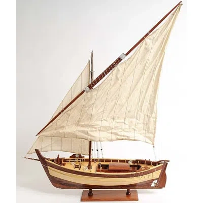 Old Modern Handicrafts Filuche Ship Model In Clear