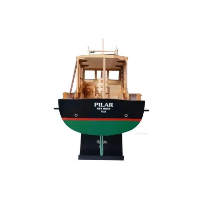 Old Modern Handicrafts Hemingway&trade; Pilar Fishing Boat Combo: A Model And Polo Shirt Set In Clear