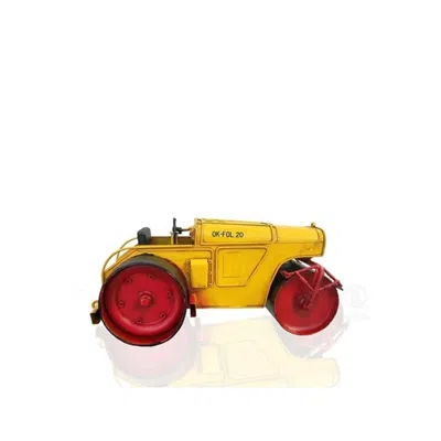 Old Modern Handicrafts Metal Handmade Steam Roller Model