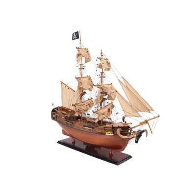 Old Modern Handicrafts Pirate Exclusive Edition Model Ship In Brown