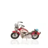 Old Modern Handicrafts Red Harley-davidson Motorcycle Metal Handmade