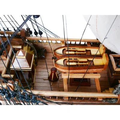 Old Modern Handicrafts San Felipe Limited Edition Downwind Full Sails Only 100 Units Produced Admiral Line In Brown
