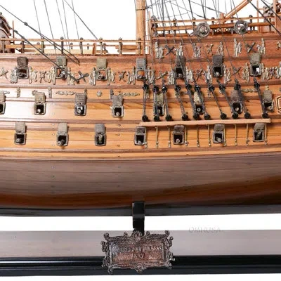 Old Modern Handicrafts Sovereign Of The Seas No Sails Admiral Line In Brown
