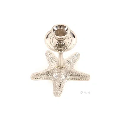 Old Modern Handicrafts Starfish Candlestick In Gold