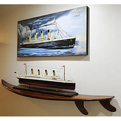 Old Modern Handicrafts Titanic 3d Painting Wall Décor In Blue