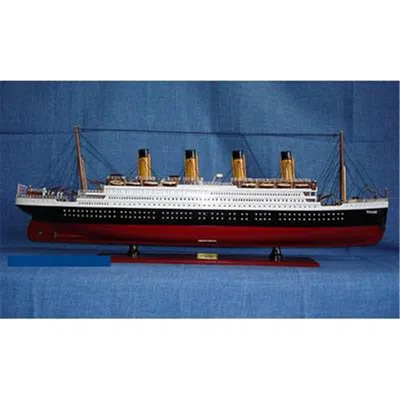 OLD MODERN HANDICRAFTS TITANIC PAINTED S MODEL BOAT