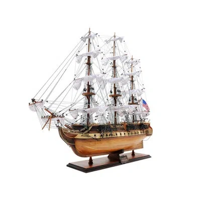 Old Modern Handicrafts Ultimate Uss Constitution Combo: A Model Ship And Classic Hat In Clear