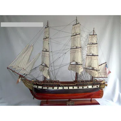Old Modern Handicrafts Uss Constellation Model Boat