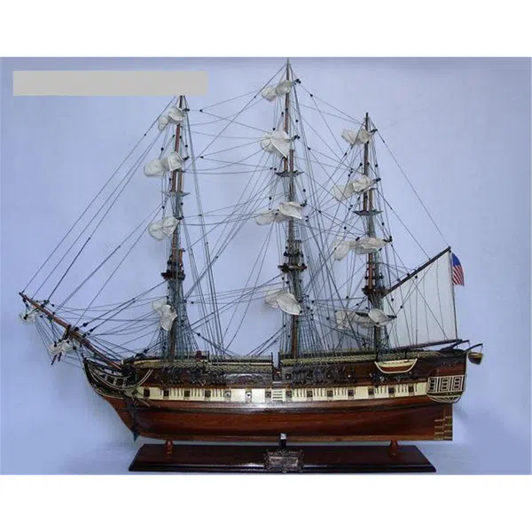 USS Constitution Holzmodellschiff – Museumsqualität, 96,5x33x81,3 Cm, Exklusive Edition