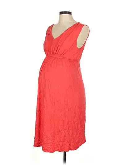 Pre-owned Old Navy - Maternity Casual Dress In Orange
